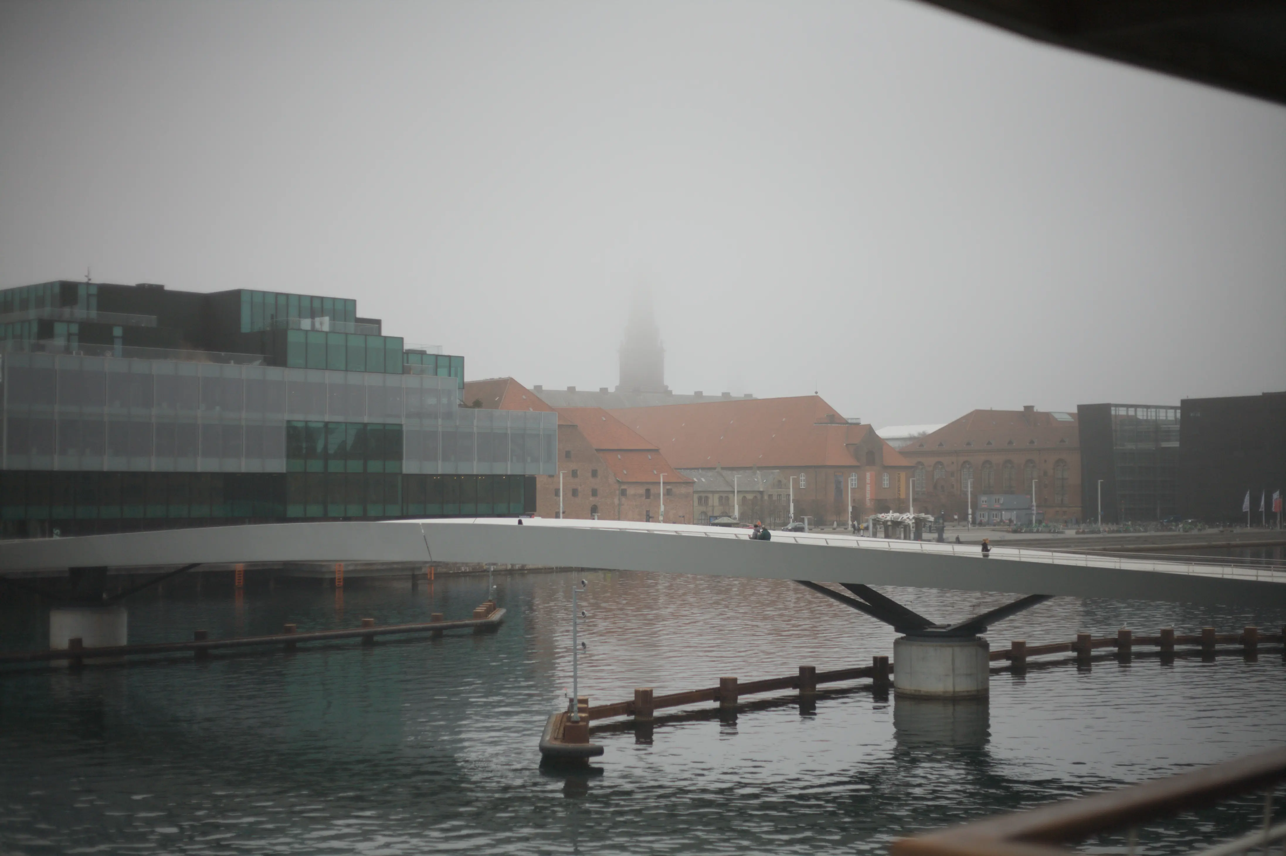 Lille Langebro again in the fog.