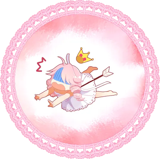 A cartoony illustration from the game showing Elodie being shot by an arrow.