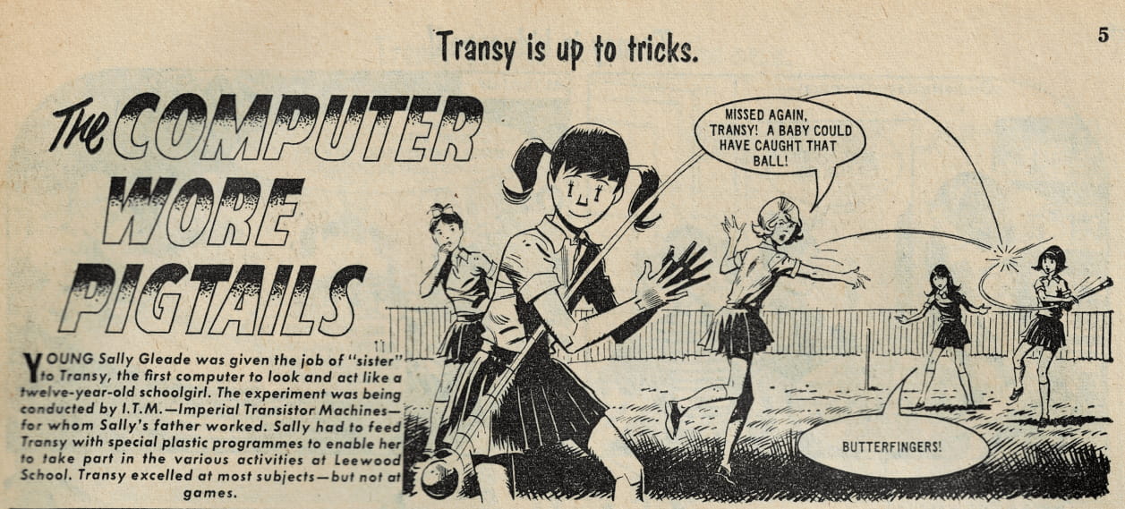 From Mandy #42. The Computer Wore Pigtails